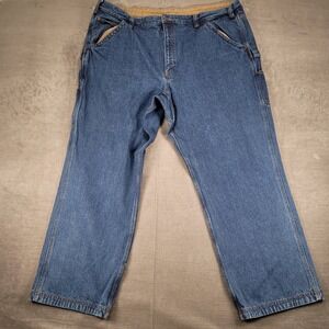 Duluth Trading Ball Flex Denim Carpenter Jeans Blue Jeans Mens Size 40x30‎